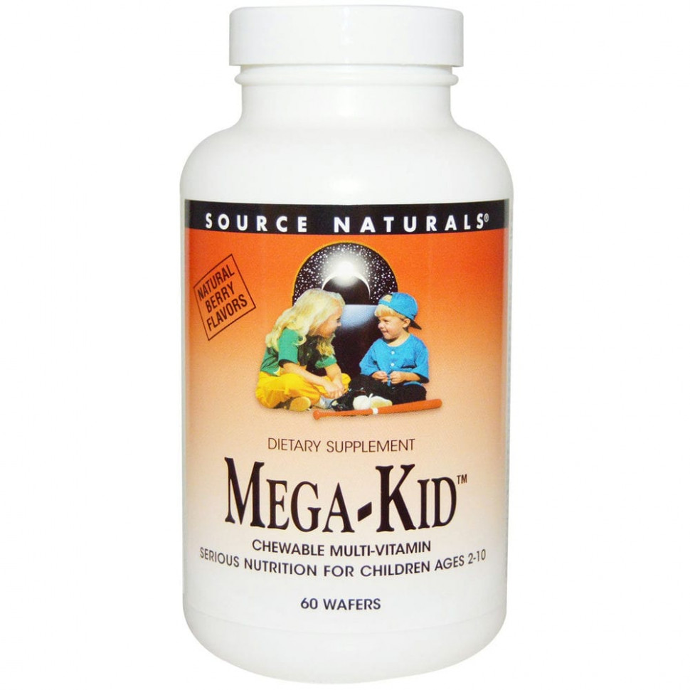 Source Naturals, Mega-Kid,      , 60     , -, 