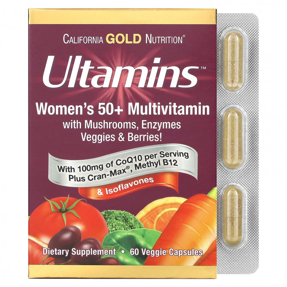 California Gold Nutrition, Ultamins,     50 ,   Q10, 60      , -, 