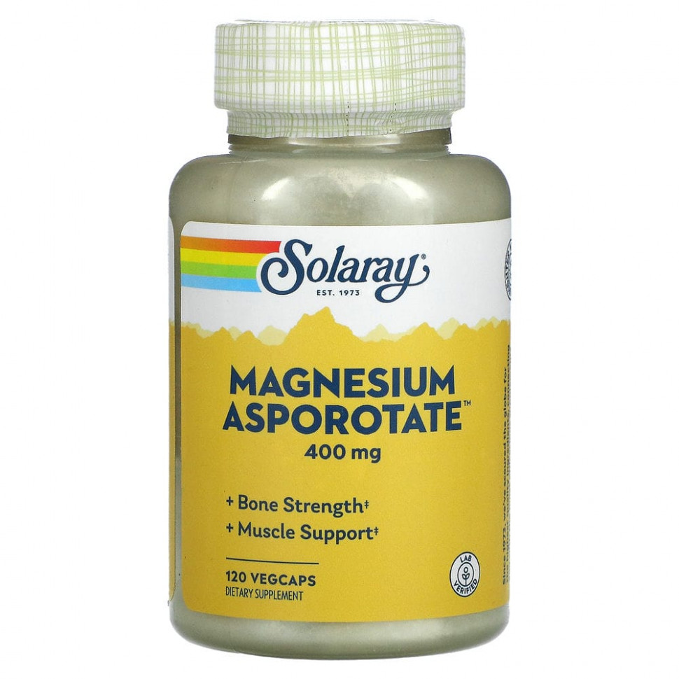 Solaray, Magnesium Asporotate, , 200 , 120      , -, 