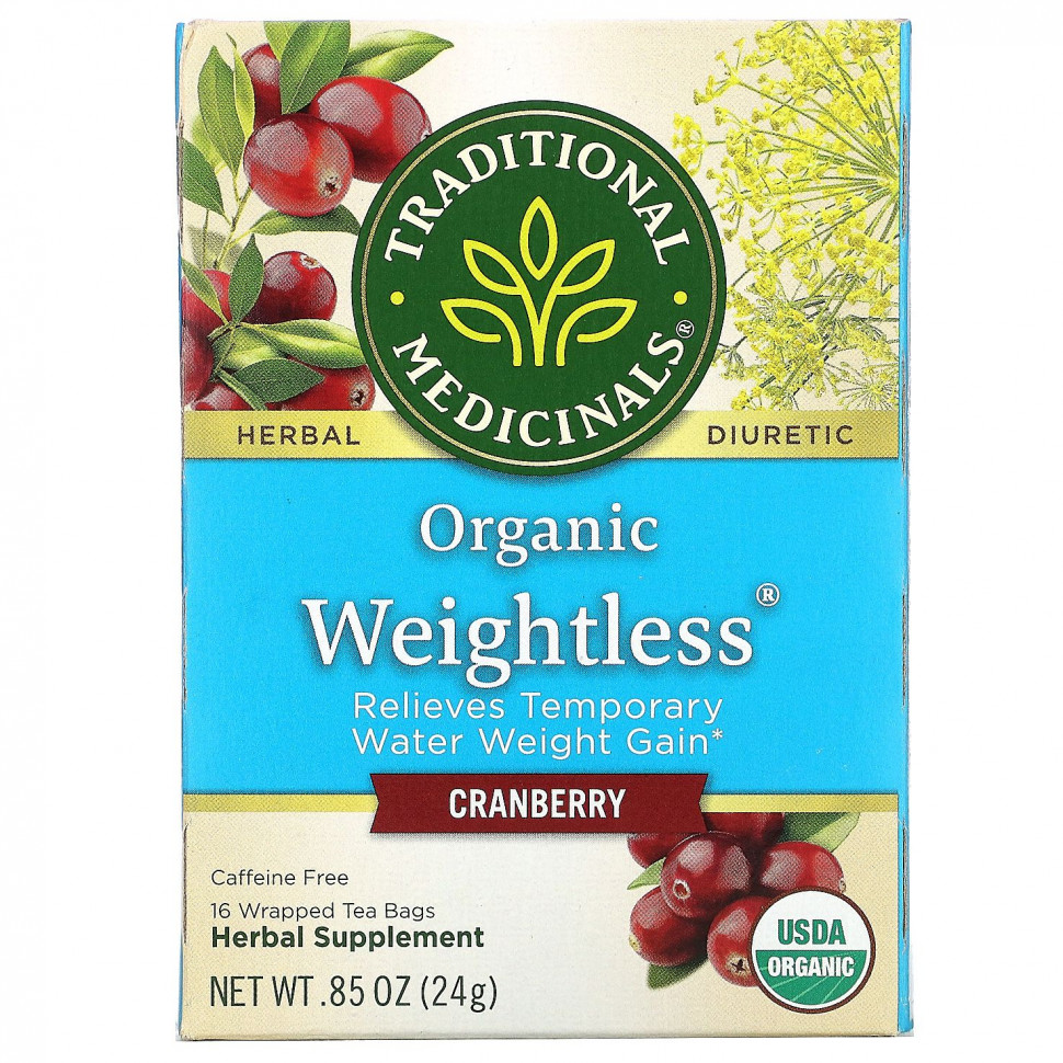 Traditional Medicinals, Organic Weightless, ,  , 16  , 24  (0,85 )    , -, 