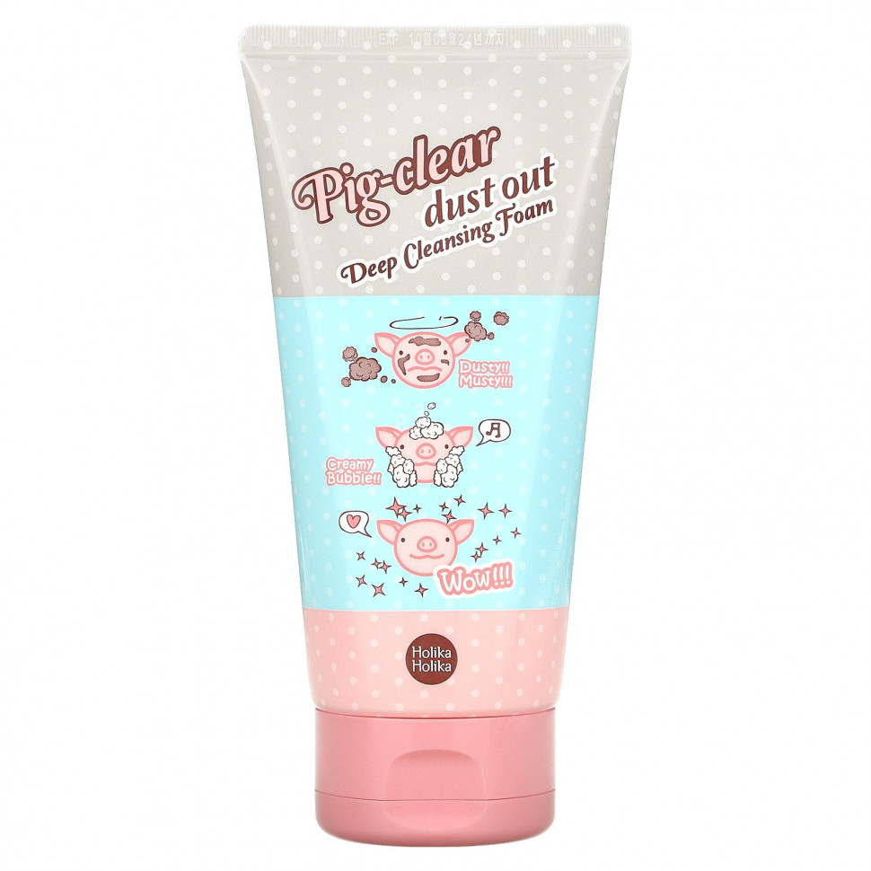 Holika Holika, Pig-Clear Dust Out Deep Cleansing Foam, 150     , -, 