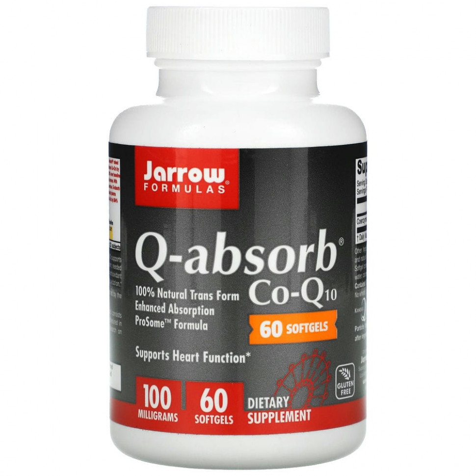 Jarrow Formulas, Q-absorb -Q10, 100 , 60     , -, 