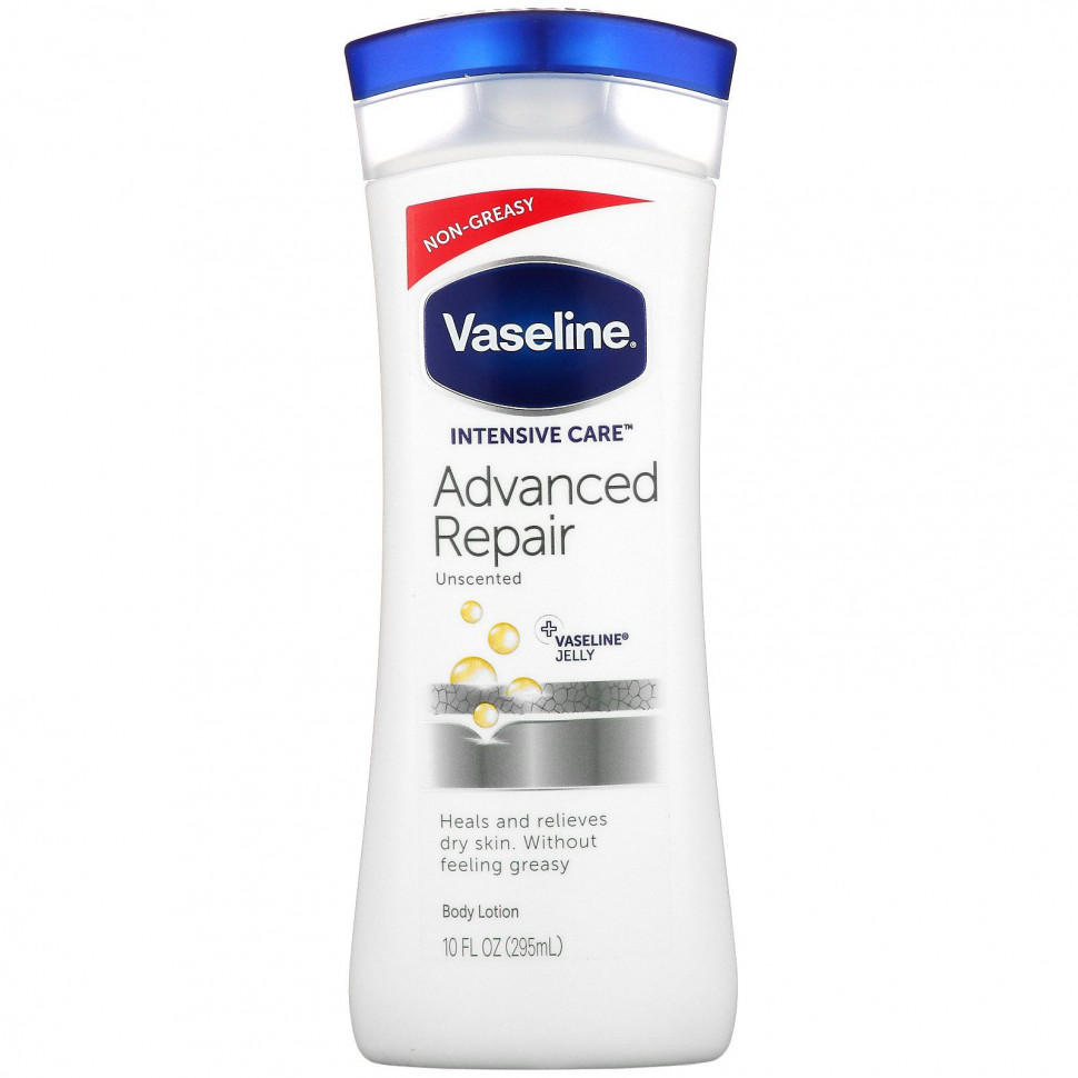 Vaseline, Intensive Care, Advanced Repair Body Lotion, Unscented , 10 fl oz (295 ml)    , -, 