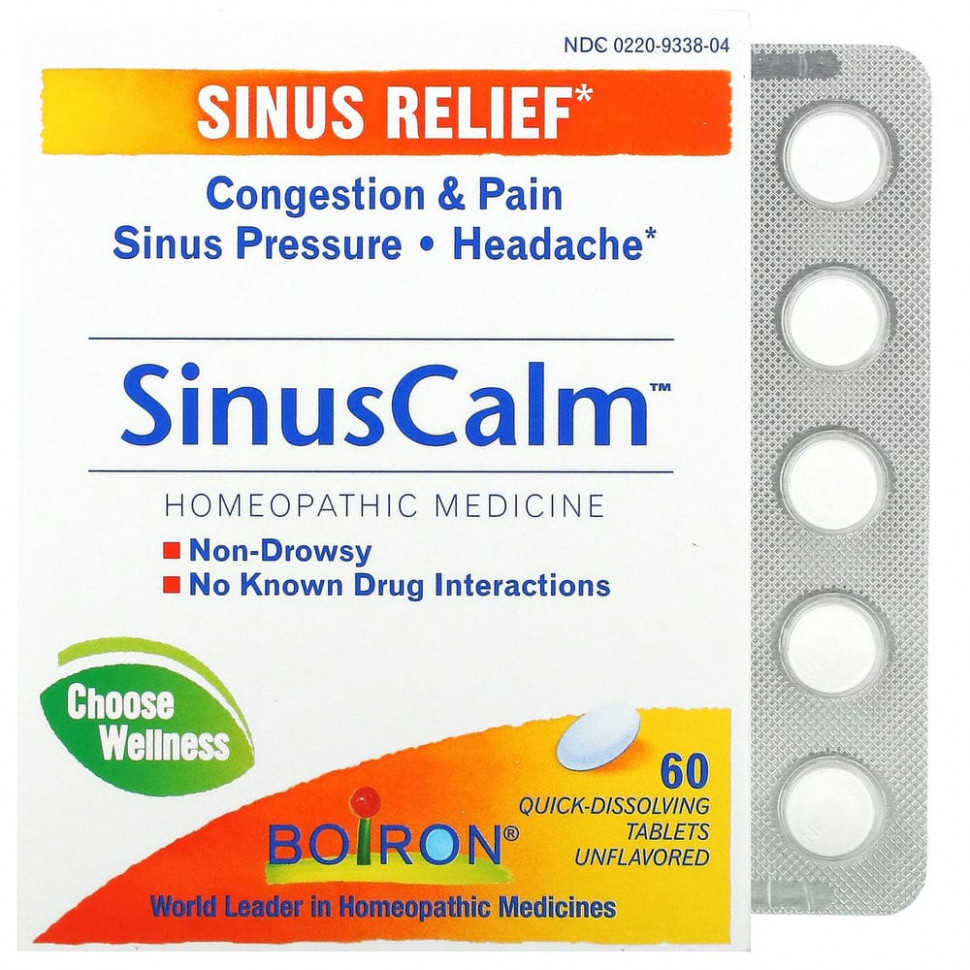Boiron, SinusCalm, Sinus Relief,  , 60      , -, 