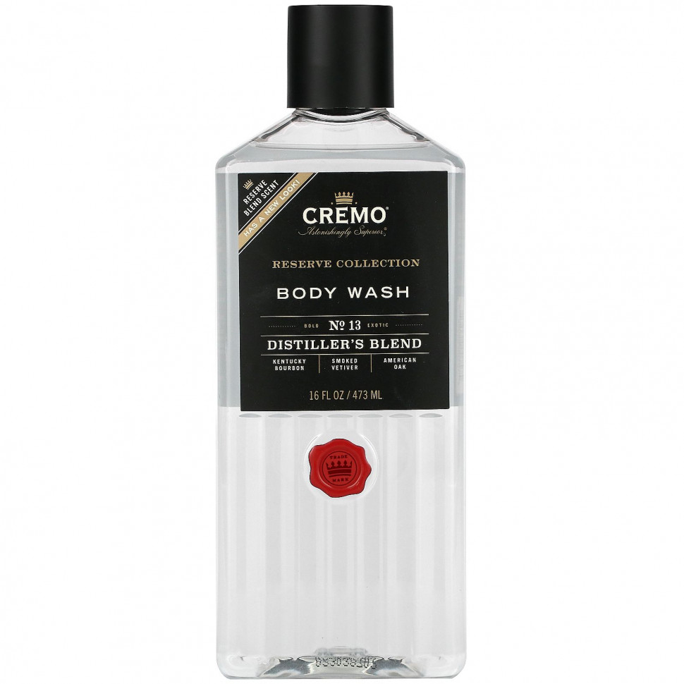 Cremo, Reserve Collection, Body Wash, No 13, Distiller's Blend, 16 fl oz (473 ml)    , -, 