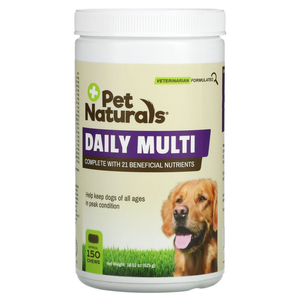Pet Naturals of Vermont, Daily Multi,     , 525  (18,52 )    , -, 