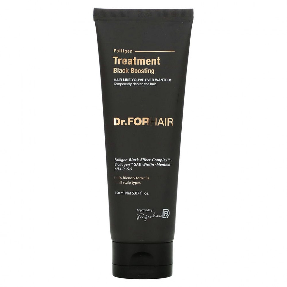���������� Dr.ForHair, Folligen Black Boosting Treatment, 150 �� (5,07 ����. �����)  Iherb (������)