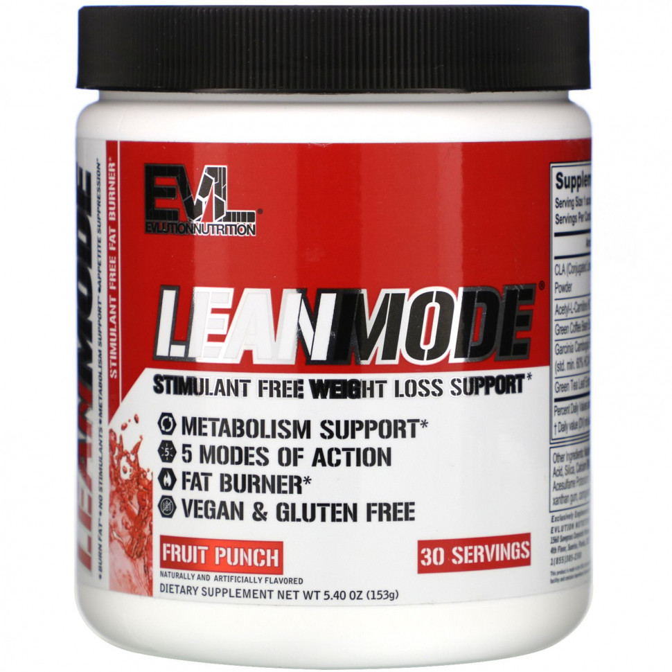 EVLution Nutrition, LeanMode,  , 153  (5,40 )    , -, 