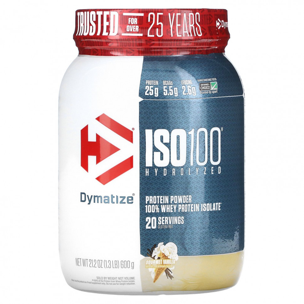 Dymatize, ISO 100, ,   100%   ,  , 600  (1,3 )    , -, 