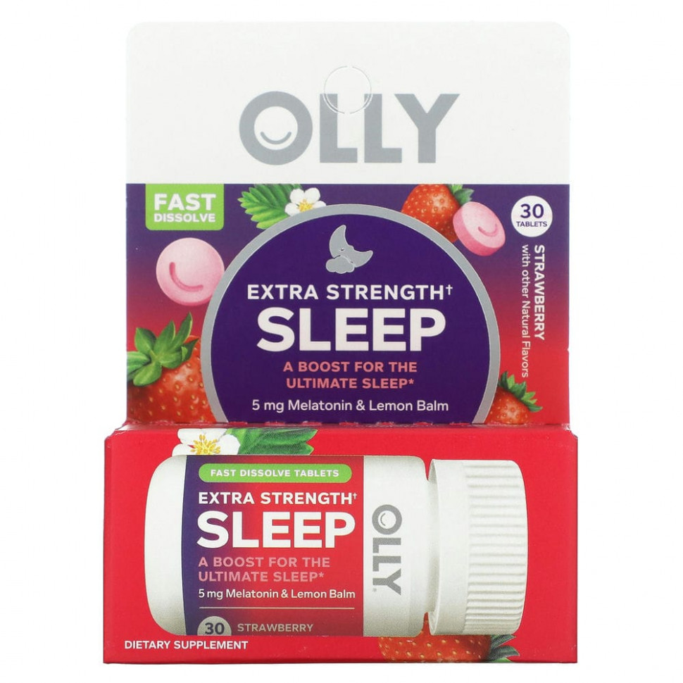  OLLY, Extra Strength Sleep, , 30   Iherb ()