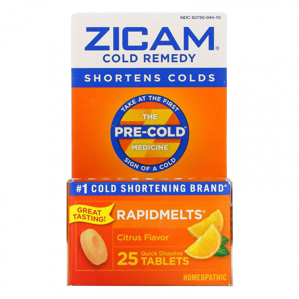 ���������� Zicam, Cold Remedy, RapidMelts, ������, 25 ����������������� ��������  Iherb (������)