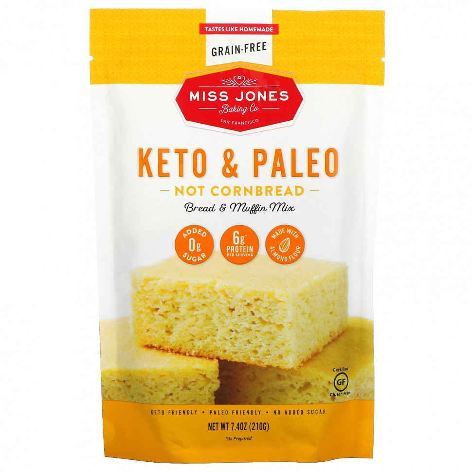 Miss Jones Baking Co, Keto & Paleo,      , 210  (7,4 )    , -, 