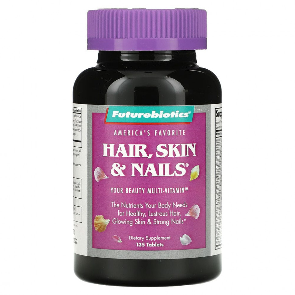 FutureBiotics, Hair, Skin & Nails,     ,   , 135     , -, 