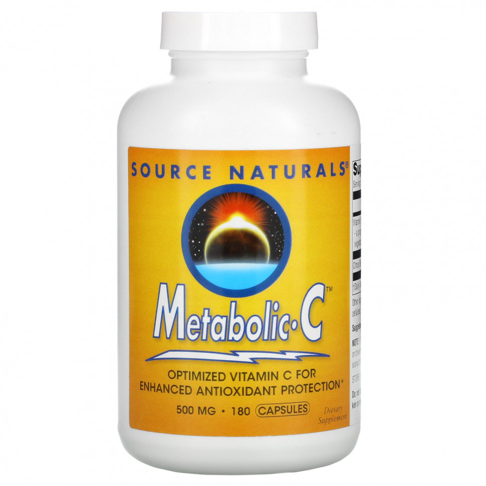 Source Naturals, Metabolic C, 500 , 180     , -, 