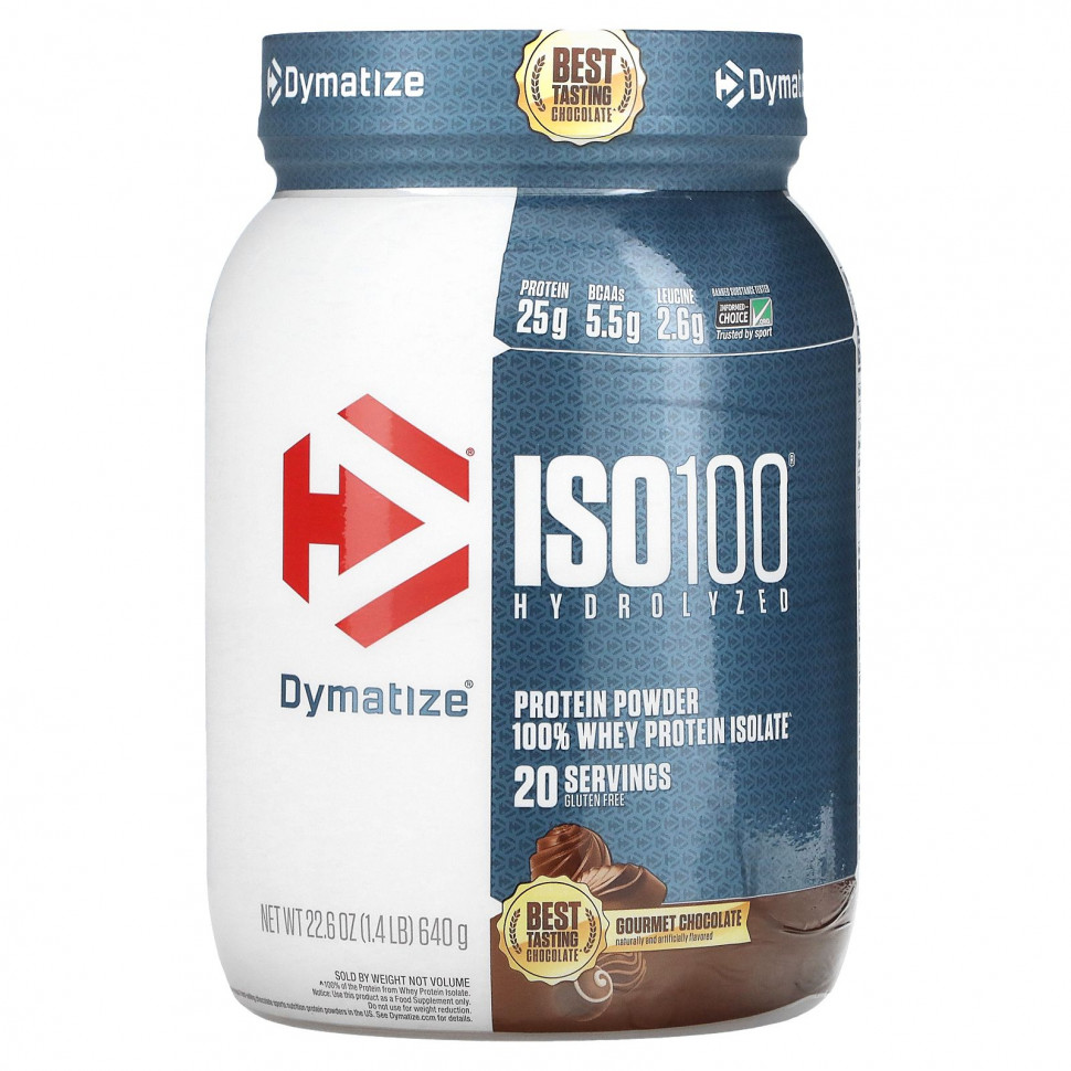 Dymatize, ISO100, , 100%   ,   , 640  (1,4 )    , -, 