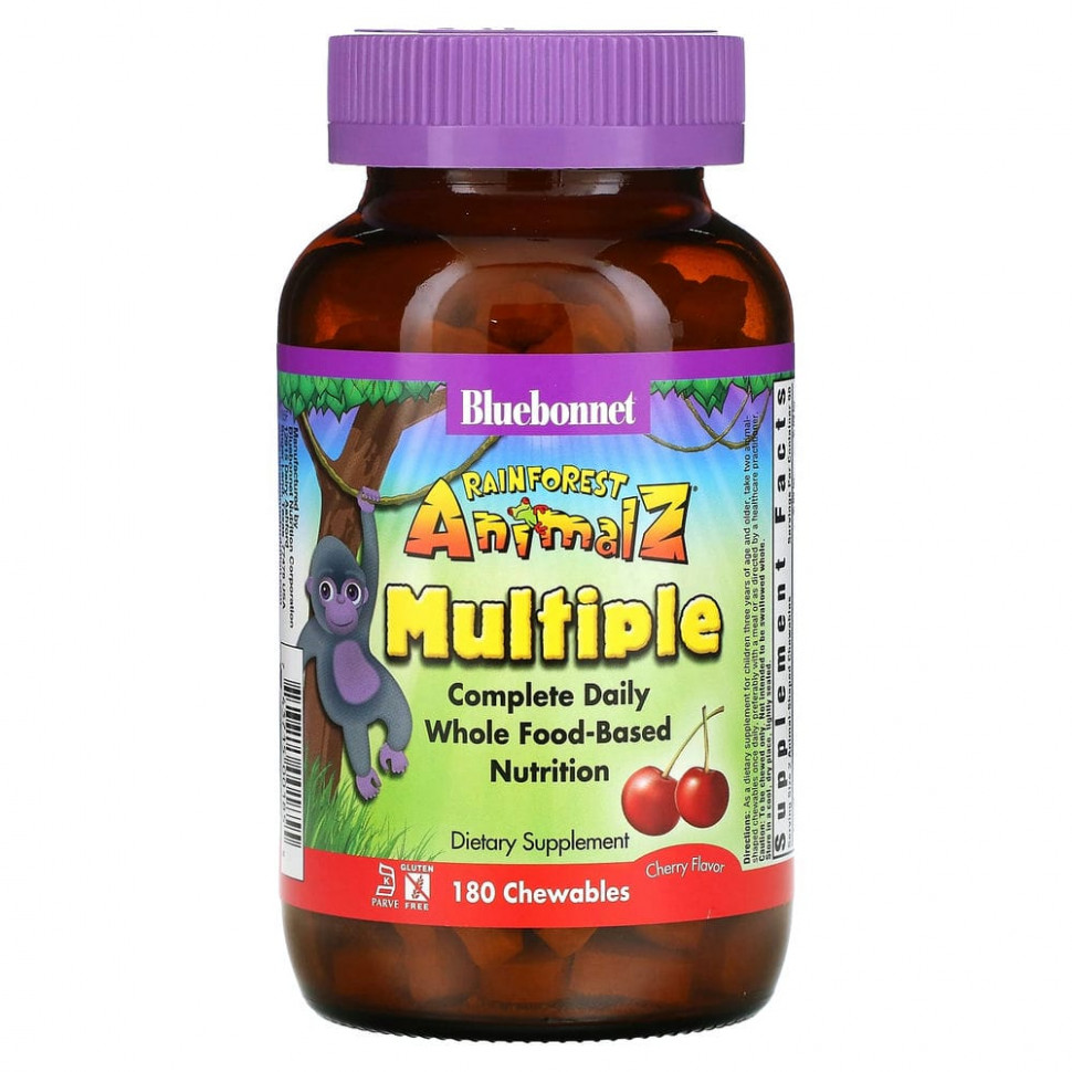 Bluebonnet Nutrition, Rainforest Animalz,      ,    , 180      , -, 