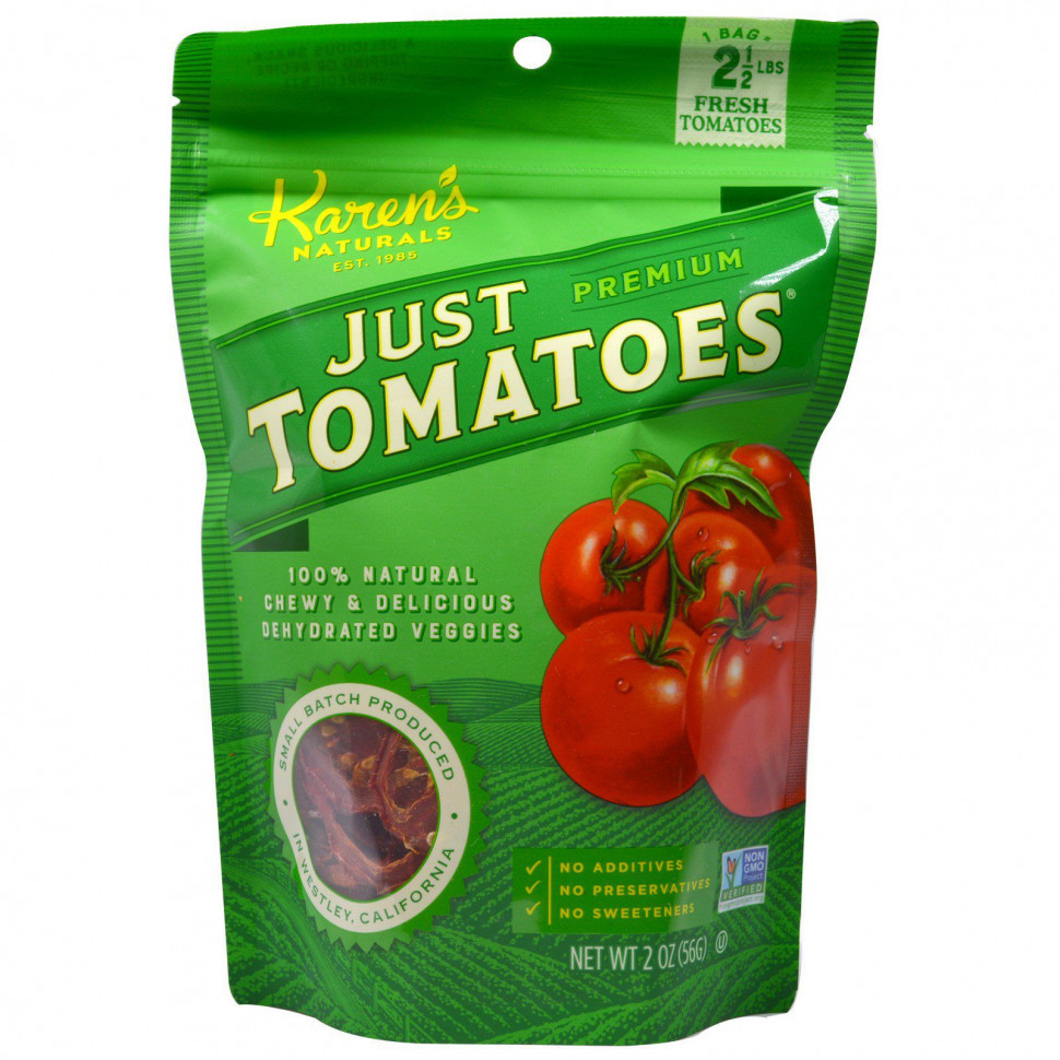  Karen's Naturals, Just Tomatoes, Premium, 2  (56 )  Iherb ()