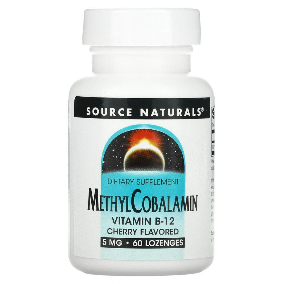 Source Naturals, ,  B12,   , 5 , 60     , -, 