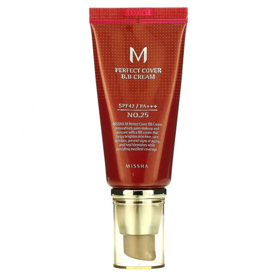 Missha, M Perfect Cover, BB-, SPF 42/PA+++,  25  , 50  (1,7 )    , -, 