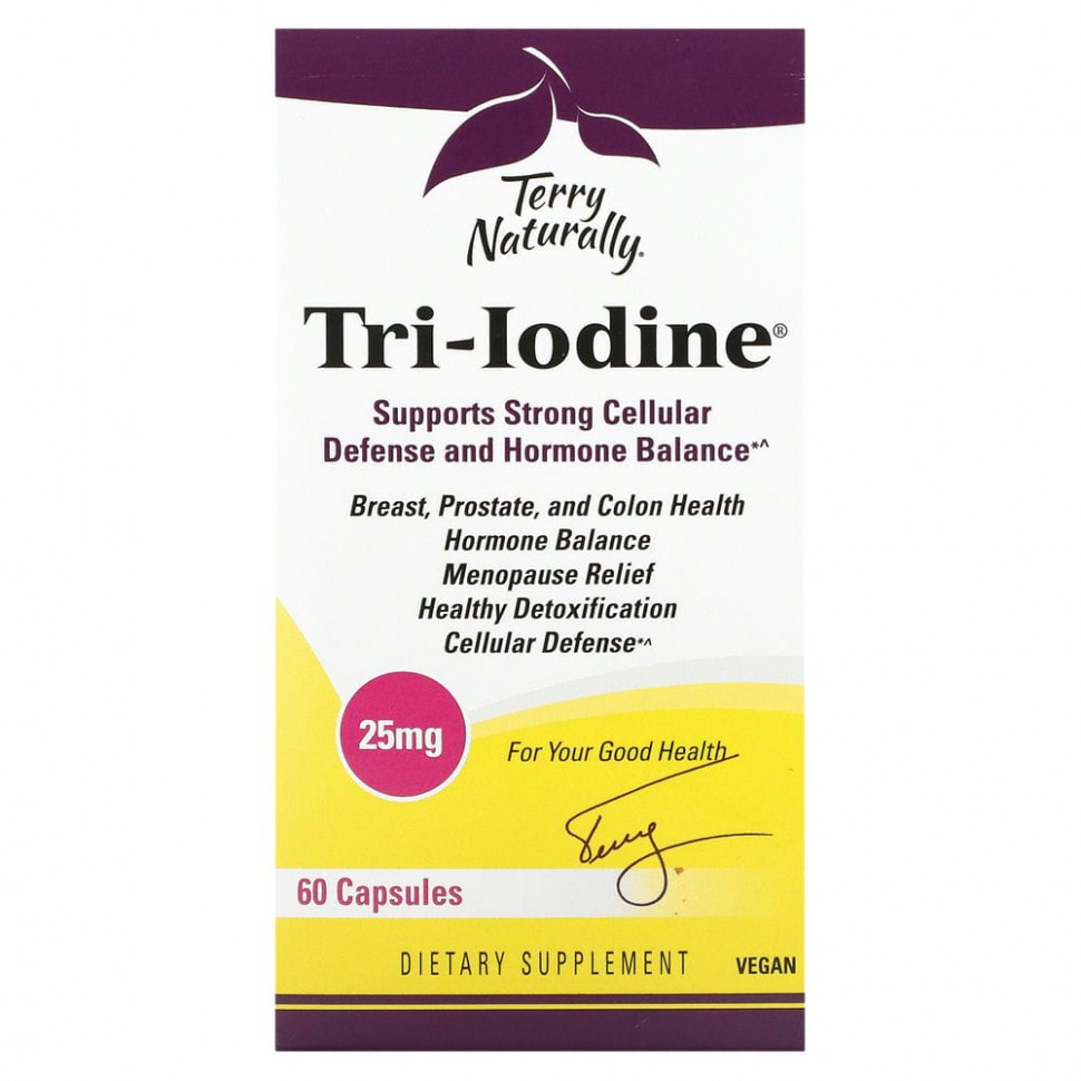 Terry Naturally, Tri-Iodine, 25 , 60     , -, 