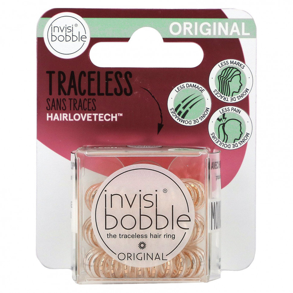 Invisibobble, Original,    , Bronze Me Pretty, 3 .      , -, 