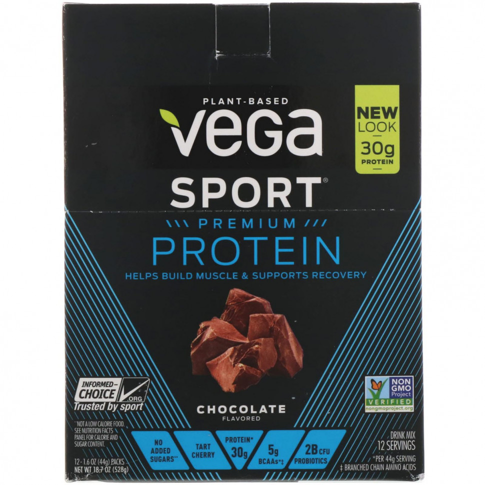 Vega, Sport Protein, ,  , 12 , 44  (1,6 )     , -, 