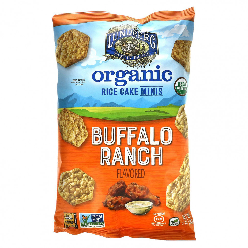 ���������� Lundberg, ������������ ������� ���� Minis, Buffalo Ranch, 5 ����� (142 �)  Iherb (������)