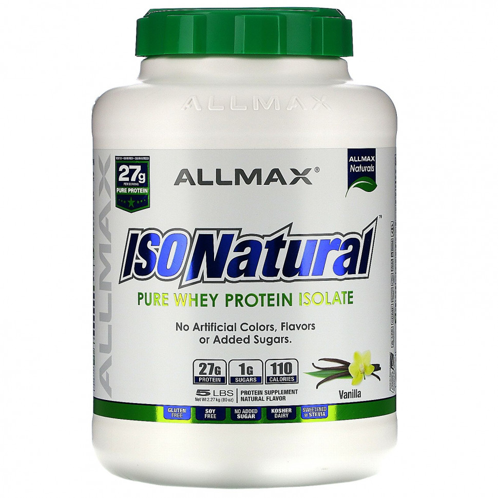 ALLMAX Nutrition, IsoNatural, 100%      (WPI90), , 5  (2,27 )    , -, 