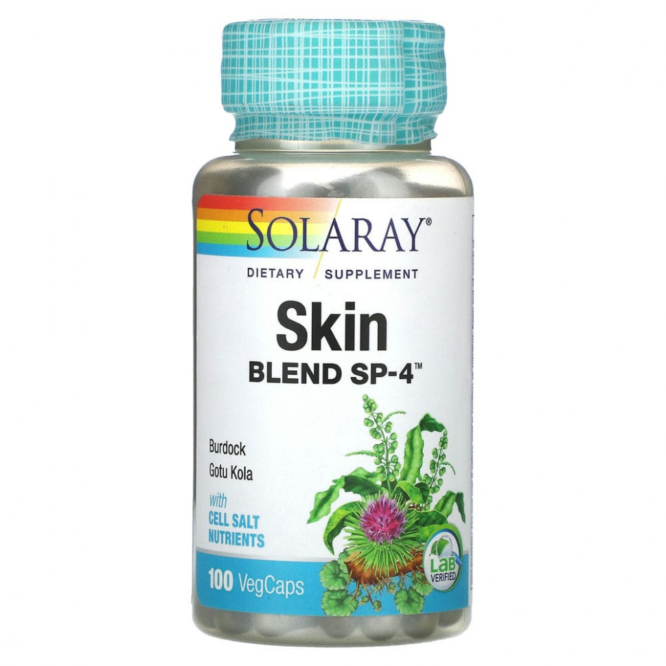 Solaray, Skin Blend, SP-4, 100      , -, 