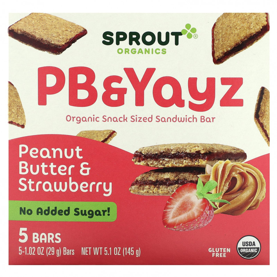 Sprout Organics, PB & Yayz,  -  ,     , 5 , 29  (1,02 )    , -, 