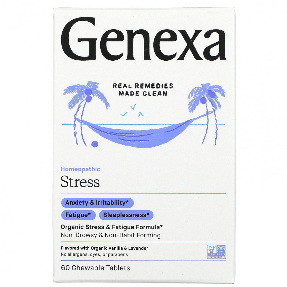  Genexa, Stress,       ,    , 60    Iherb ()