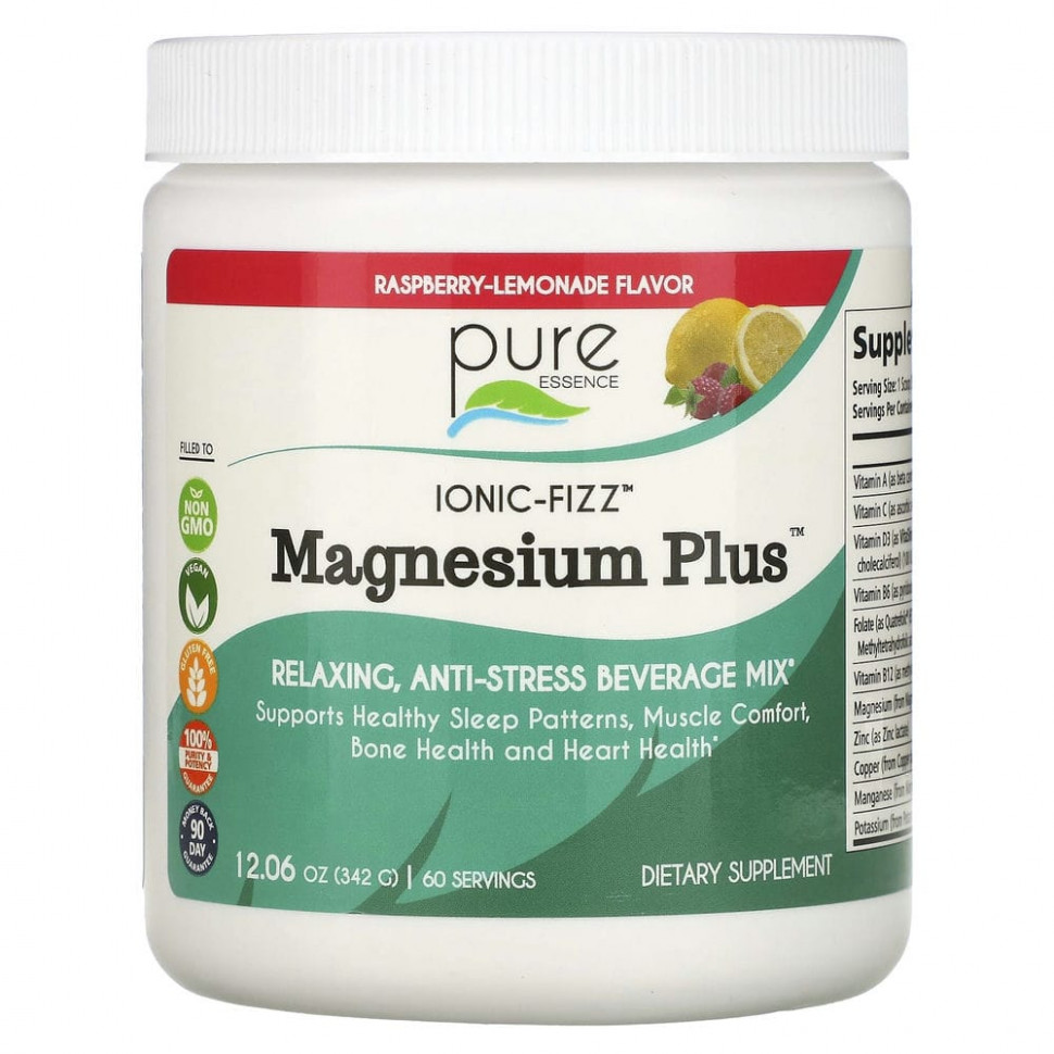 Pure Essence, Ionic-Fizz, Magnesium Plus,  , 342  (12,06 )    , -, 