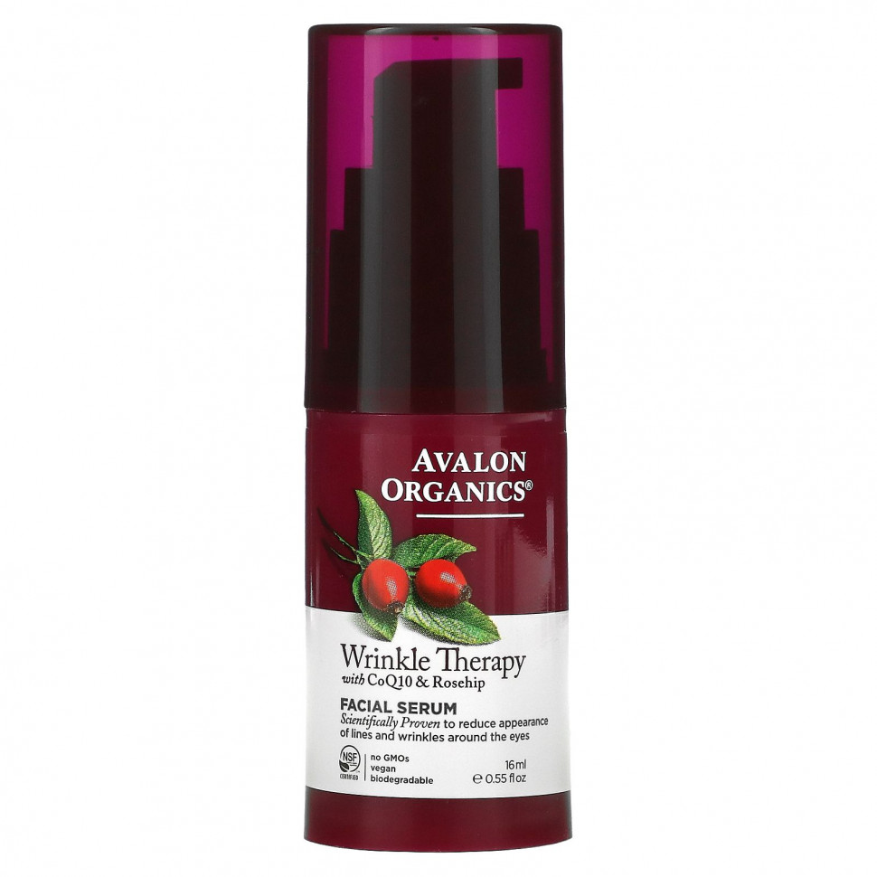 Avalon Organics, Wrinkle Therapy   Q10  ,   , 16  (0,55 . )    , -, 