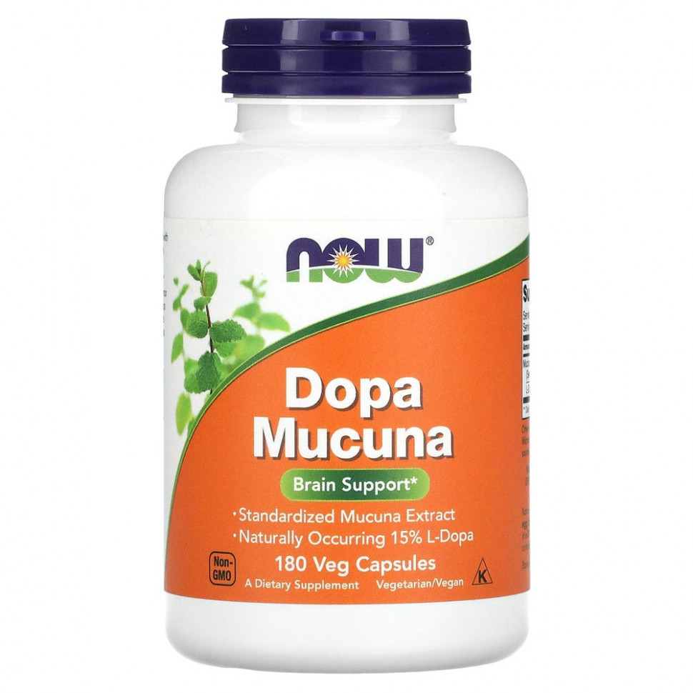 NOW Foods, Dopa Mucuna, 180      , -, 