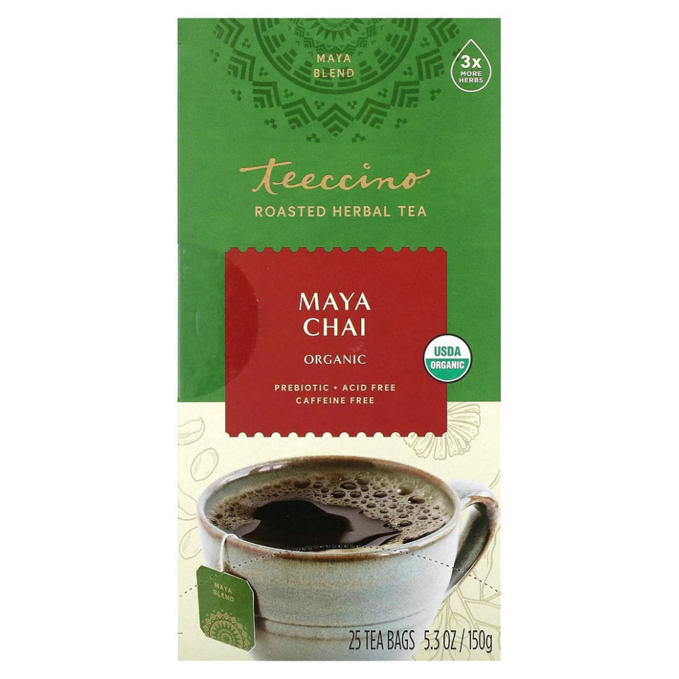 Teeccino,    , Maya Chai,  , 25  , 150  (5,3 )    , -, 