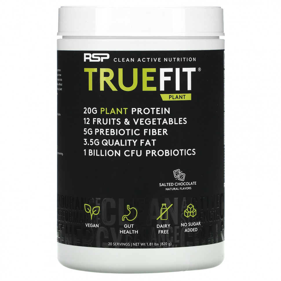  RSP Nutrition, TrueFit Plant Protein Shake,  , 820  (1,81 )  Iherb ()