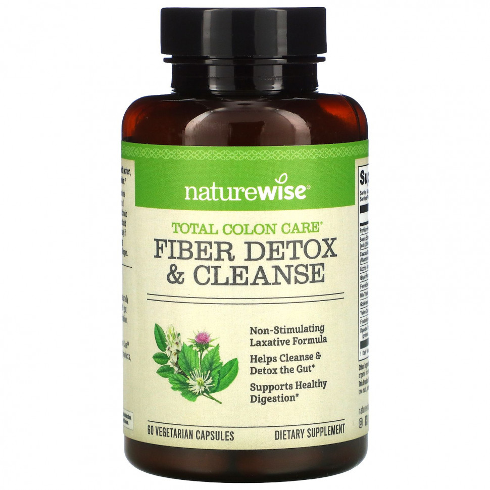 NatureWise, Fiber Detox & Cleanse, 60      , -, 