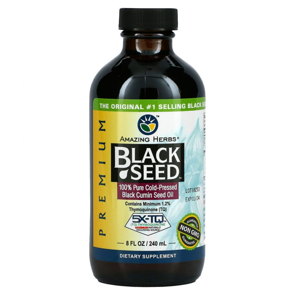 Amazing Herbs, Black Seed, 100%        , 240  (8 . )    , -, 