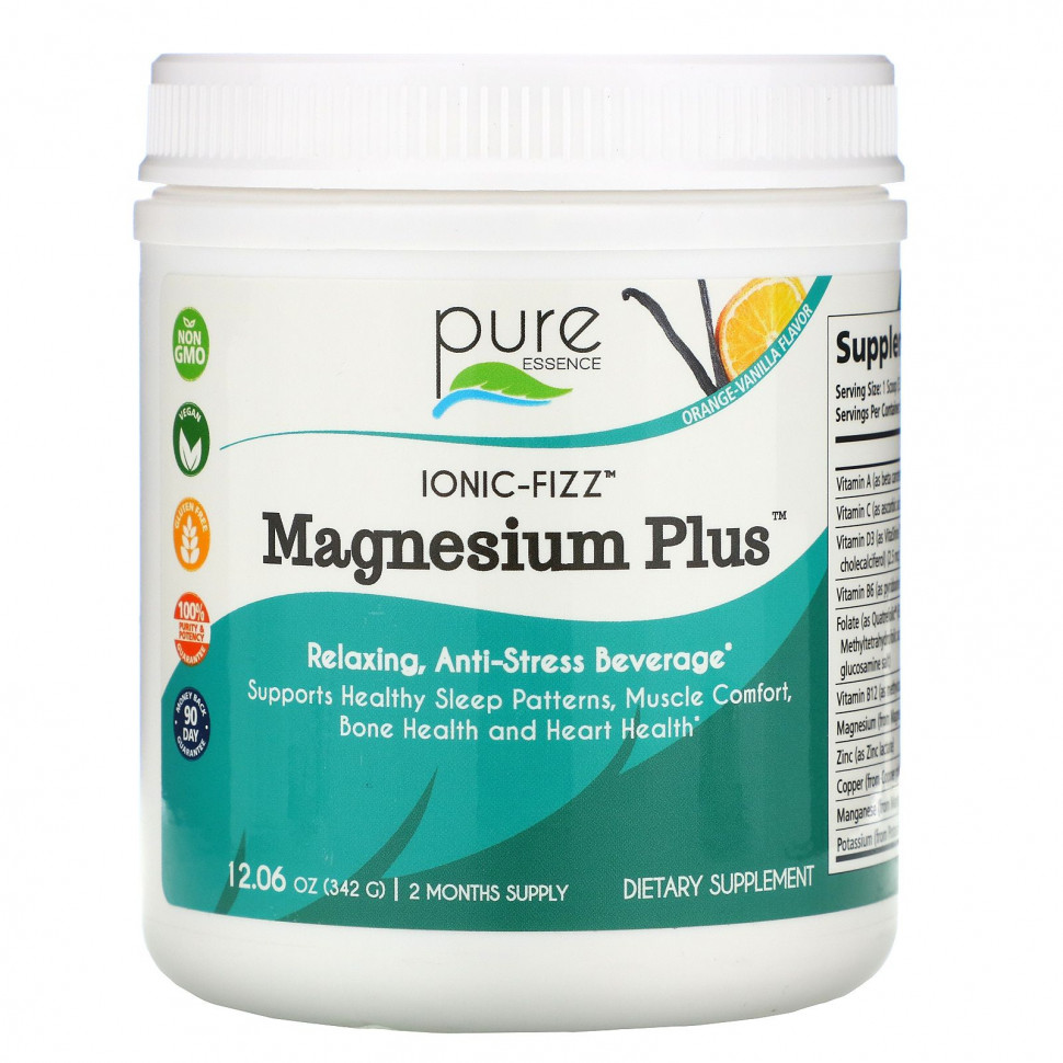 Pure Essence, Ionic-Fizz Magnesium Plus,   , 342  (12,06 )    , -, 