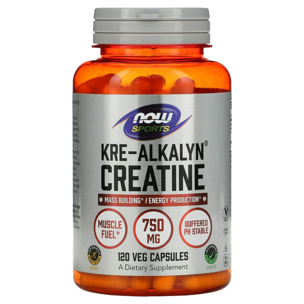 NOW Foods, Sports, Kre-Alkalyn Creatine ( ), 120     , -, 