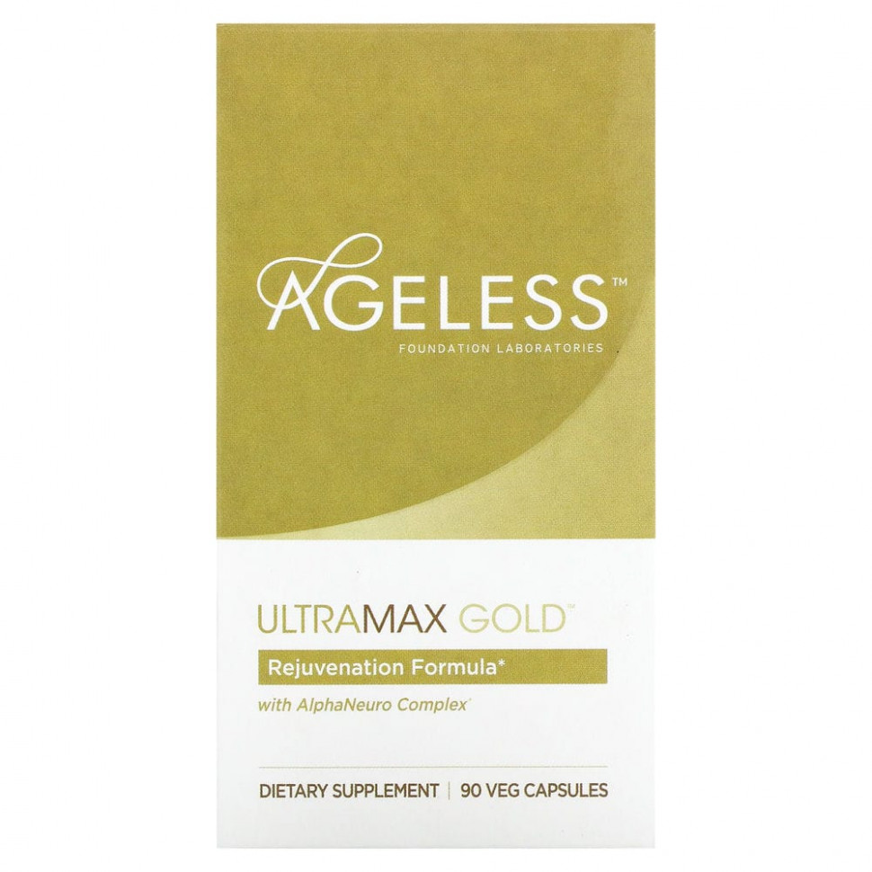 Ageless Foundation Laboratories, UltraMax Gold   AlphaNeuro Complex, 90      , -, 