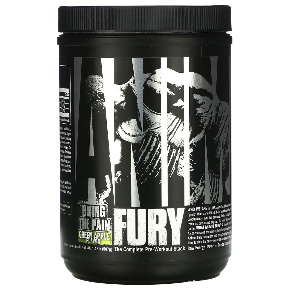 Universal Nutrition, Animal Fury,  , 495,9     , -, 