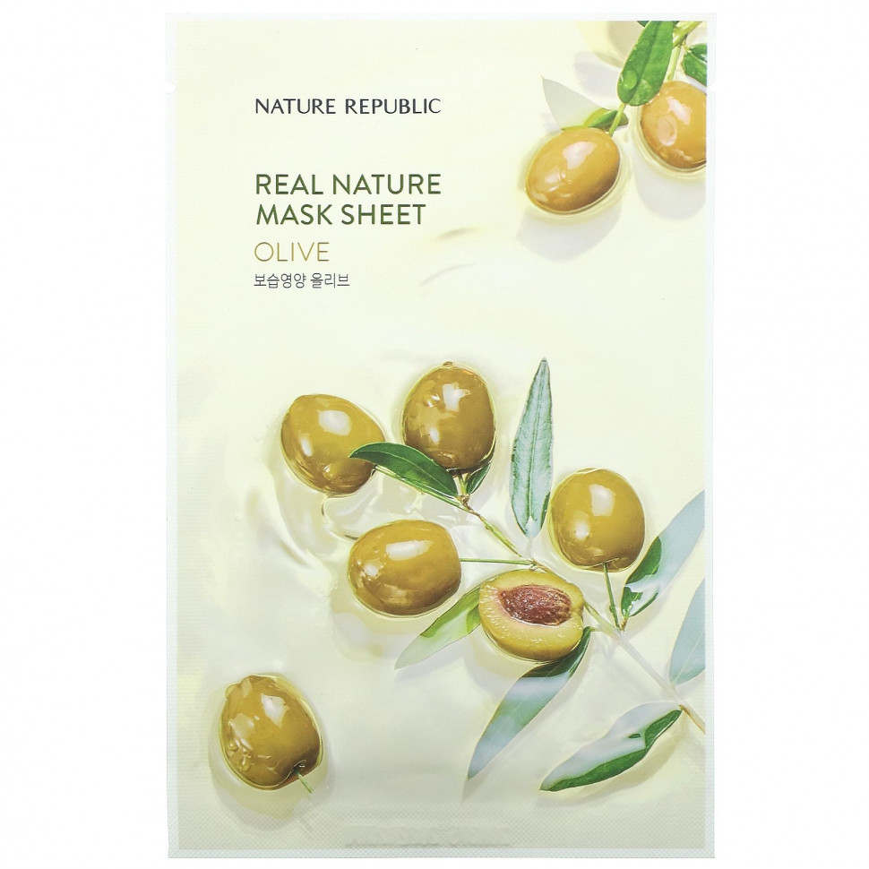 Nature Republic, Real Nature Beauty Mask Sheet,   , 1 ., 23  (0,77 . )    , -, 