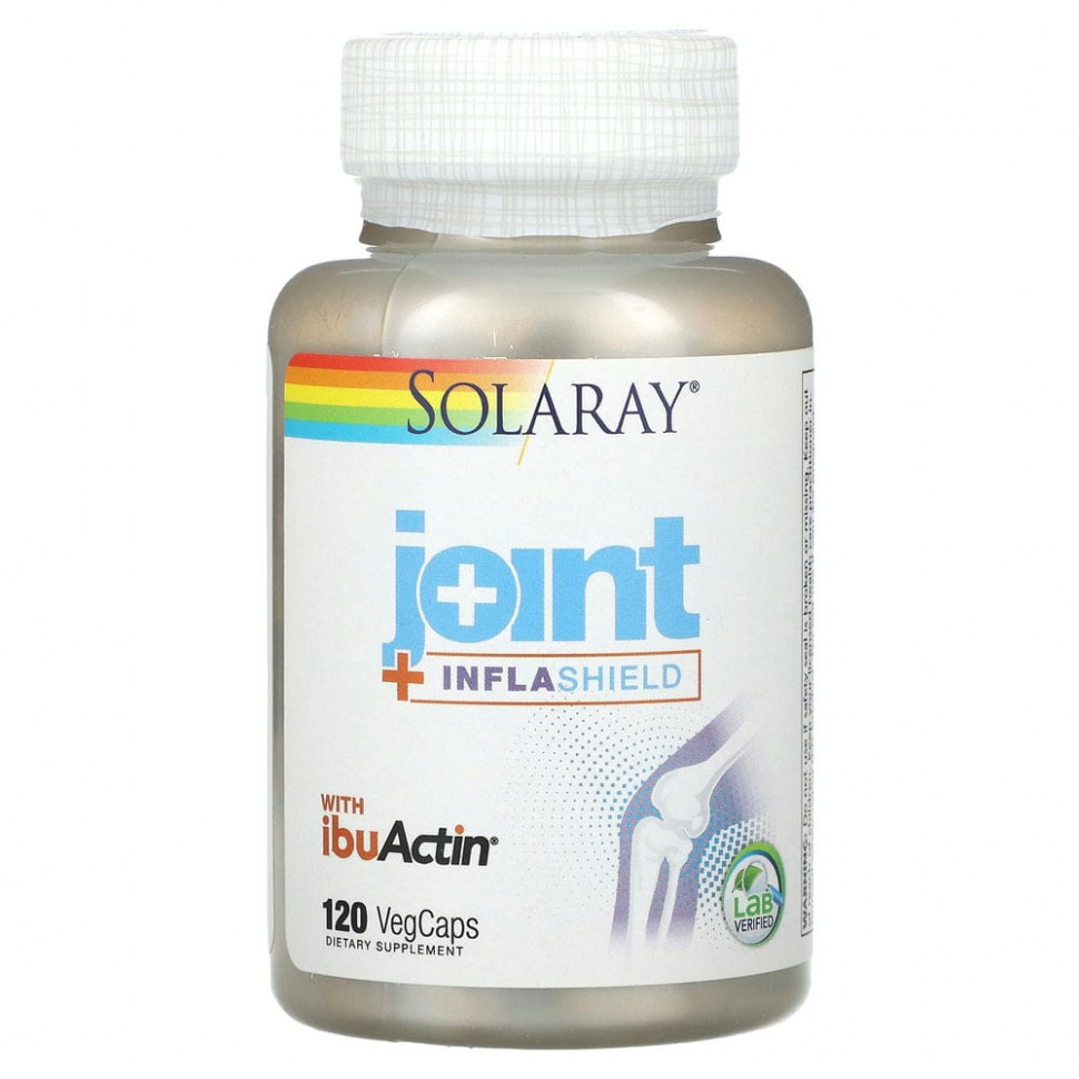 Solaray, Joint + Inflashield  IbuActin`` 120      , -, 