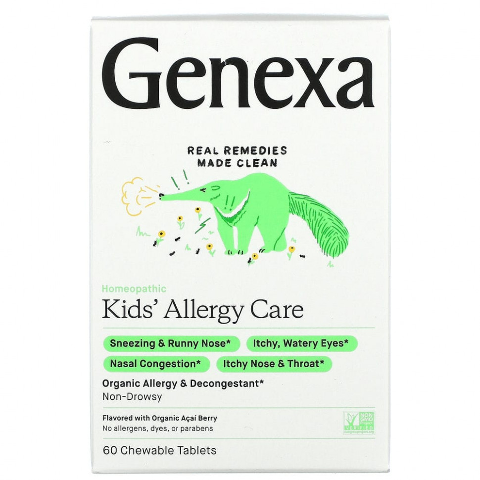 ���������� Genexa, Allergy Care, ������������ �������� �� �������� � ������ ��� �����, ������������ ����� ����, 60 ����������� ��������  Iherb (������)