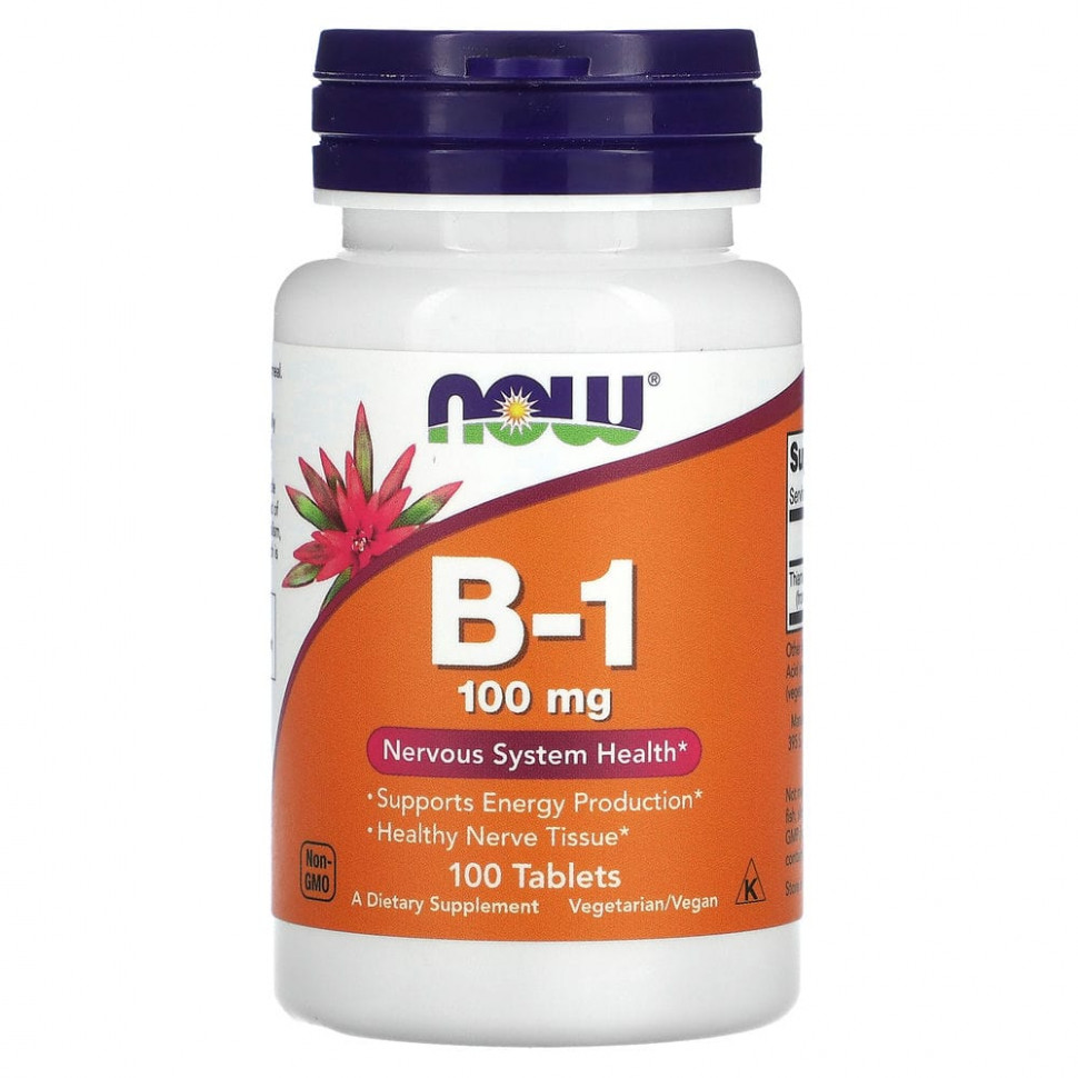 NOW Foods, B1, 100 , 100     , -, 