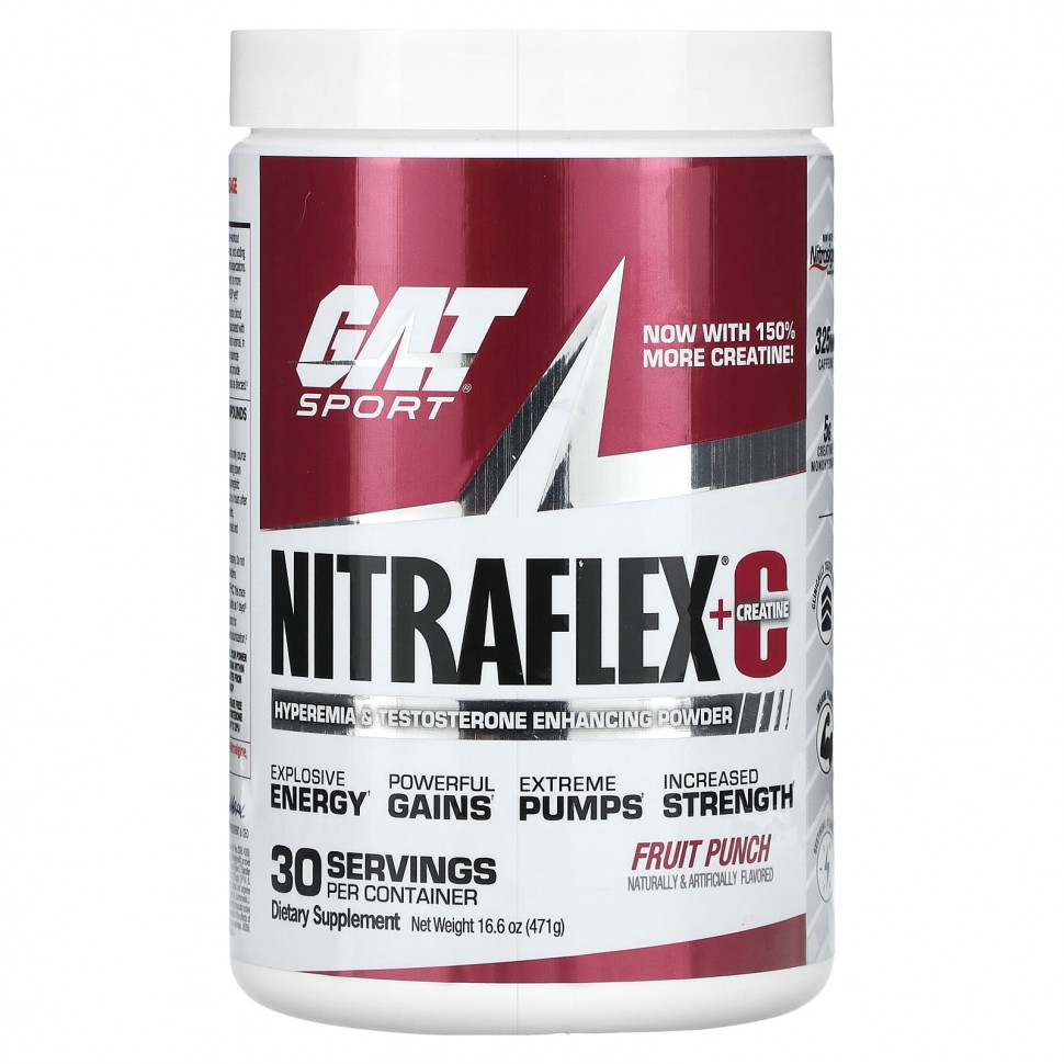 GAT, NITRAFLEX + Creatine,  , 471  (16,6 )    , -, 