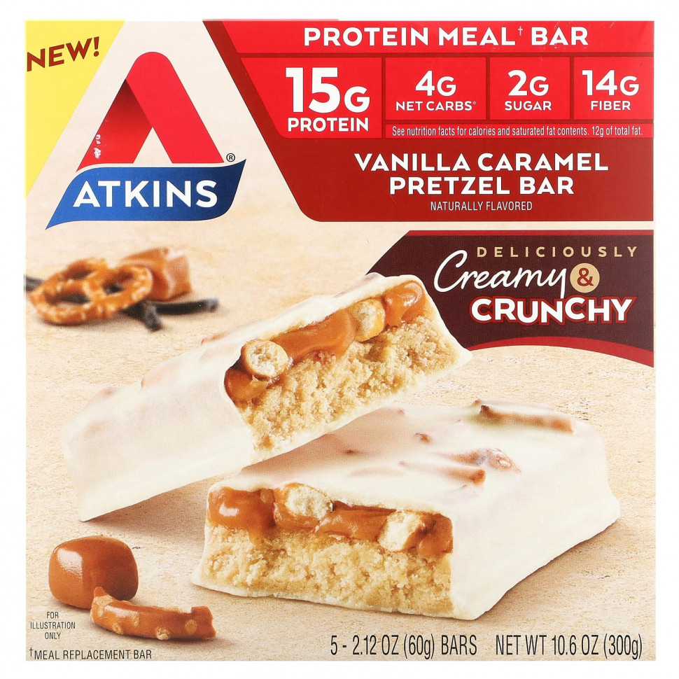 Atkins, Protein Meal Meal,     , 5 , 60  (2,12 )  Iherb ()