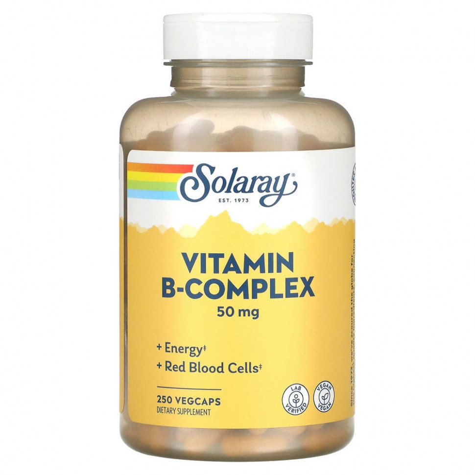 Solaray, B-Complex 50, 250      , -, 