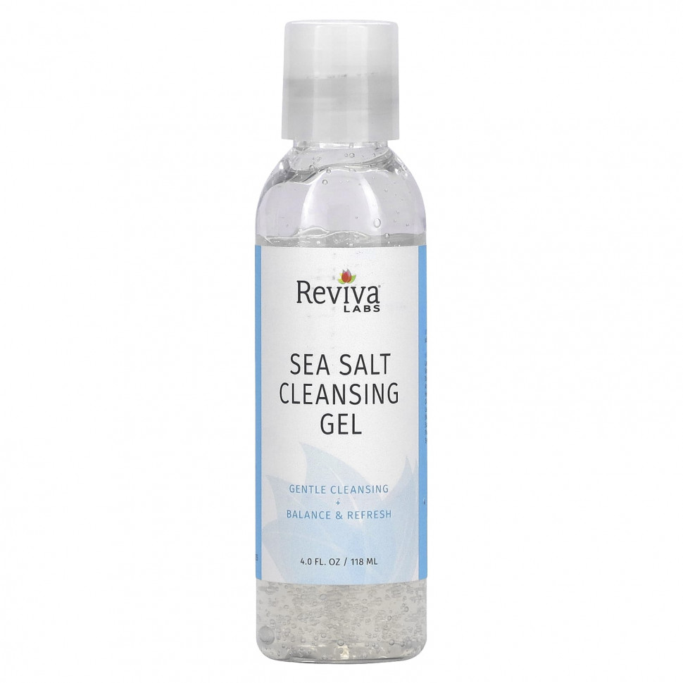 Reviva Labs, Sea Salt Cleansing Gel, 4 fl oz (118 ml)    , -, 